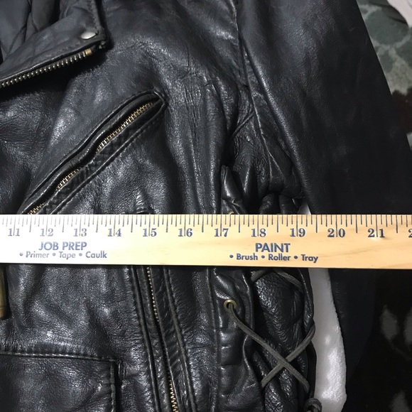 Vintage 60's Vanson Highwayman Leather Jacket Quilted Lining Worn Size 42 - Picture 10 of 10